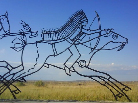 008 Little Bighorn Battle Site Indian Memorial 1st Aug 2010.jpg